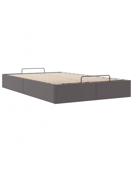 Struttura Letto Pouf senza Materasso 120x200 cm Similpelle