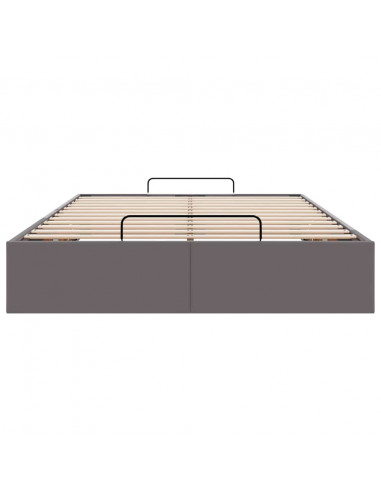 Struttura Letto Pouf senza Materasso 120x200 cm Similpelle