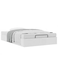 Struttura Letto Pouf senza Materasso 120x200 cm Similpelle 2