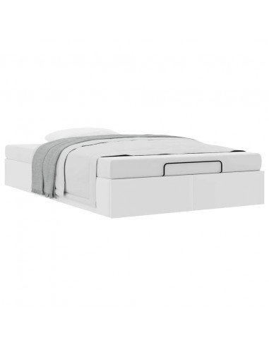 Struttura Letto Pouf senza Materasso 120x200 cm Similpelle