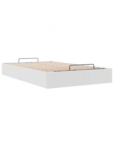 Struttura Letto Pouf senza Materasso 120x200 cm Similpelle