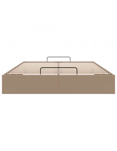 Struttura Letto Pouf senza Materasso 140x190 cm Similpelle