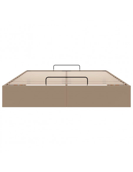 Struttura Letto Pouf senza Materasso 140x190 cm Similpelle