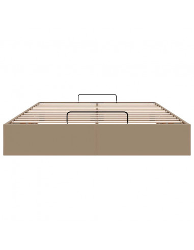 Struttura Letto Pouf senza Materasso 140x200 cm Similpelle