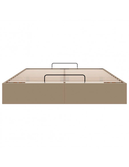 Struttura Letto Pouf senza Materasso 140x200 cm Similpelle