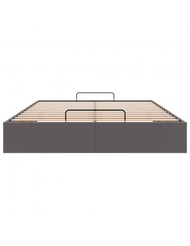 Struttura Letto Pouf senza Materasso 140x200 cm Similpelle