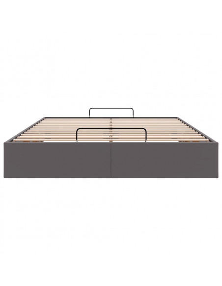Struttura Letto Pouf senza Materasso 140x200 cm Similpelle
