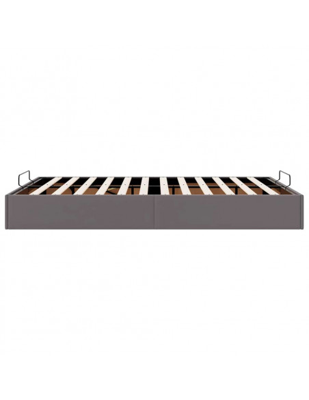 Struttura Letto Pouf senza Materasso 140x200 cm Similpelle