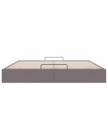 Struttura Letto Pouf senza Materasso 160x200 cm Similpelle
