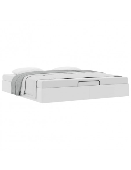 Struttura Letto Pouf senza Materasso 160x200 cm Similpelle