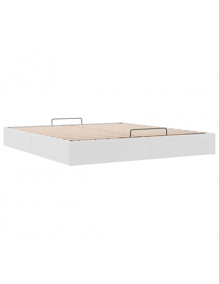 Struttura Letto Pouf senza Materasso 160x200 cm Similpelle