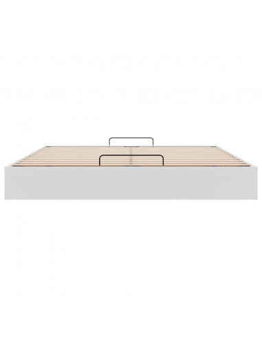 Struttura Letto Pouf senza Materasso 160x200 cm Similpelle