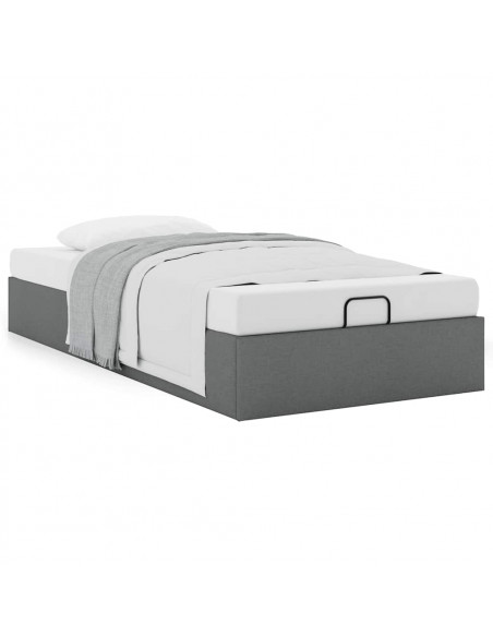 Struttura Letto Pouf senza Materasso 180x200 cm in Tessuto