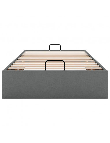 Struttura Letto Pouf senza Materasso 180x200 cm in Tessuto