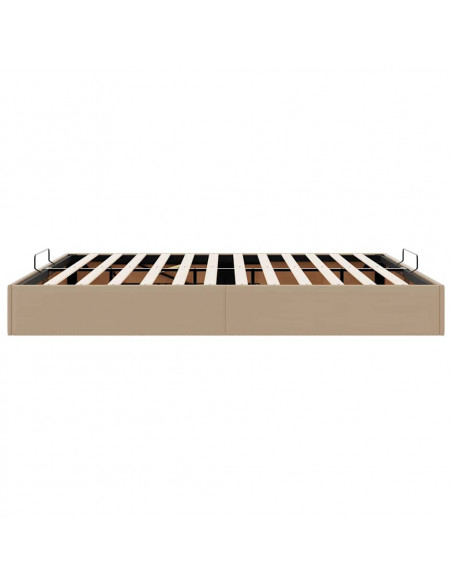 Struttura Letto Pouf senza Materasso 180x200 cm Similpelle