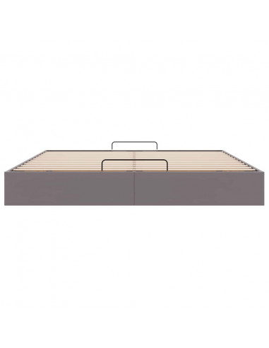 Struttura Letto Pouf senza Materasso 180x200 cm Similpelle