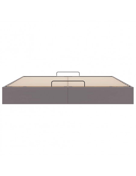 Struttura Letto Pouf senza Materasso 180x200 cm Similpelle