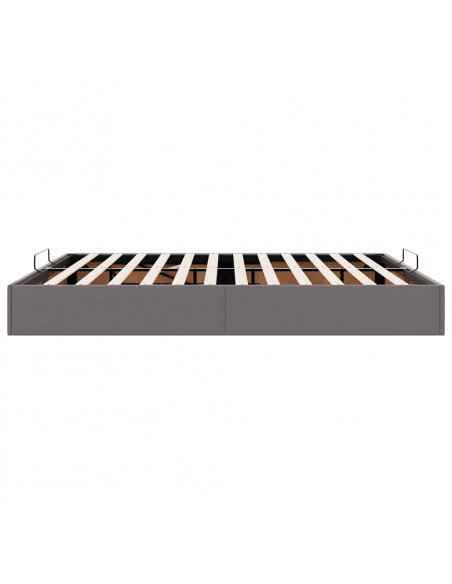 Struttura Letto Pouf senza Materasso 180x200 cm Similpelle