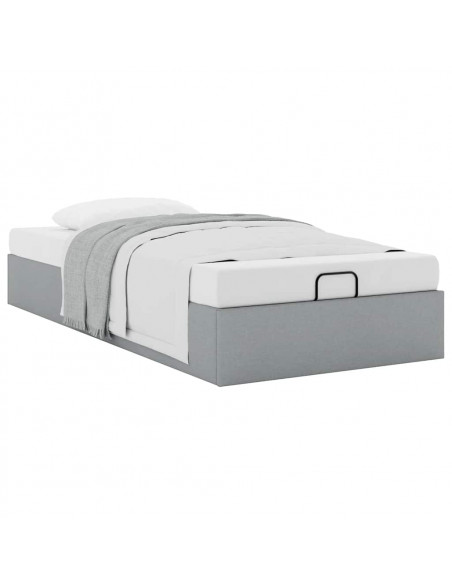 Struttura Letto Pouf senza Materasso 80x200 cm in Tessuto