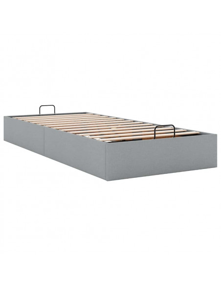 Struttura Letto Pouf senza Materasso 80x200 cm in Tessuto