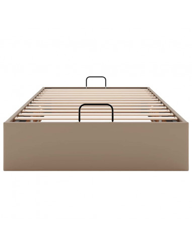 Struttura Letto Pouf senza Materasso 80x200 cm Similpelle