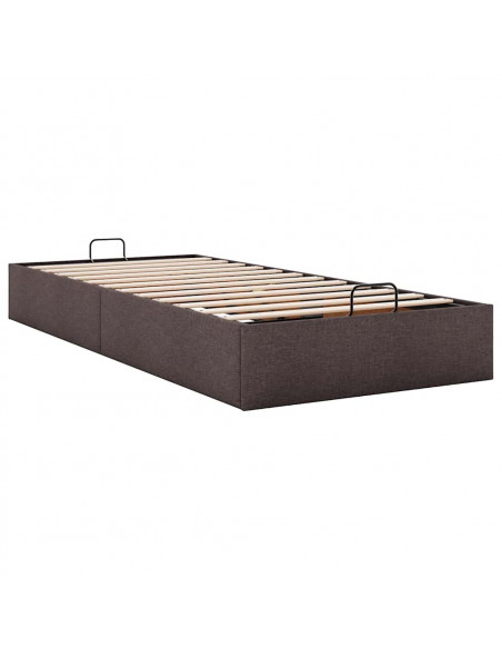 Struttura Letto Pouf senza Materasso 90x190 cm in Tessuto