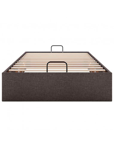Struttura Letto Pouf senza Materasso 90x190 cm in Tessuto