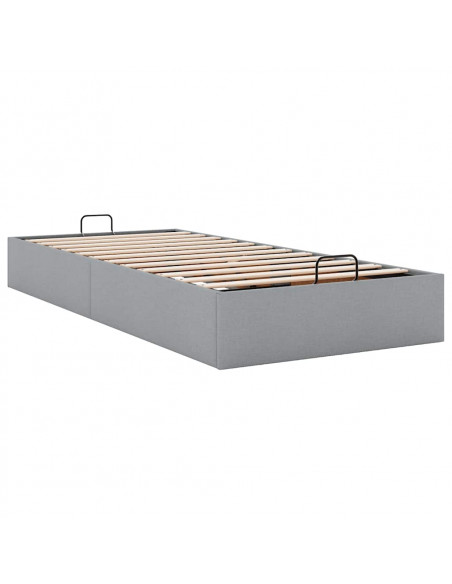 Struttura Letto Pouf senza Materasso 90x190 cm in Tessuto