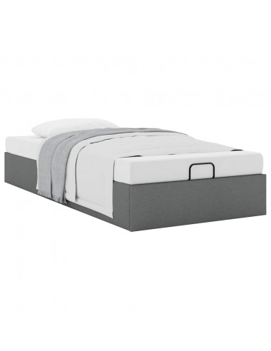 Struttura Letto Pouf senza Materasso 90x190 cm in Tessuto