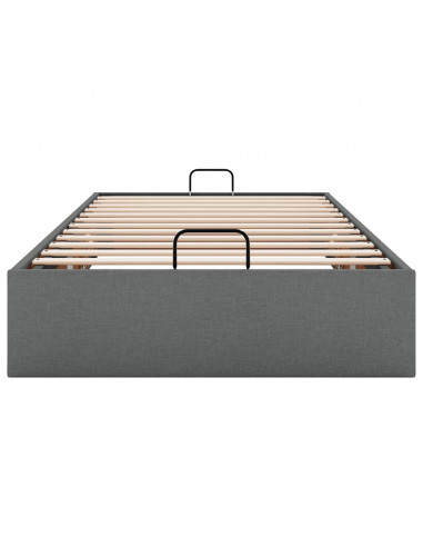 Struttura Letto Pouf senza Materasso 90x190 cm in Tessuto