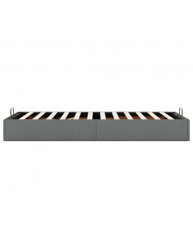 Struttura Letto Pouf senza Materasso 90x190 cm in Tessuto