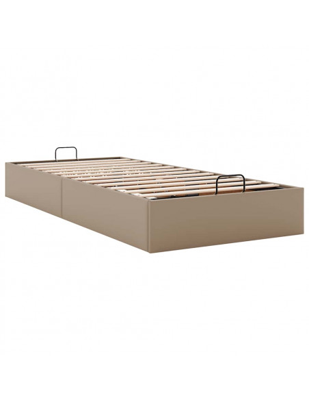 Struttura Letto Pouf senza Materasso 90x190 cm Similpelle