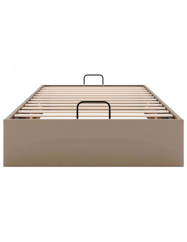 Struttura Letto Pouf senza Materasso 90x190 cm Similpelle