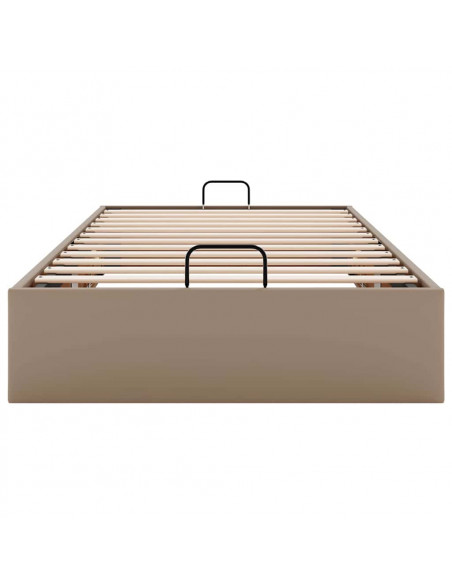 Struttura Letto Pouf senza Materasso 90x190 cm Similpelle