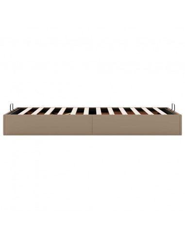 Struttura Letto Pouf senza Materasso 90x190 cm Similpelle