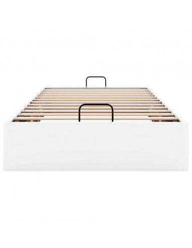 Struttura Letto Pouf senza Materasso 90x190 cm Similpelle