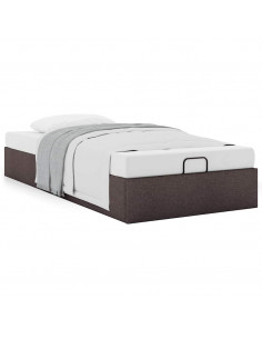 Struttura Letto Pouf senza Materasso 90x200 cm in Tessuto