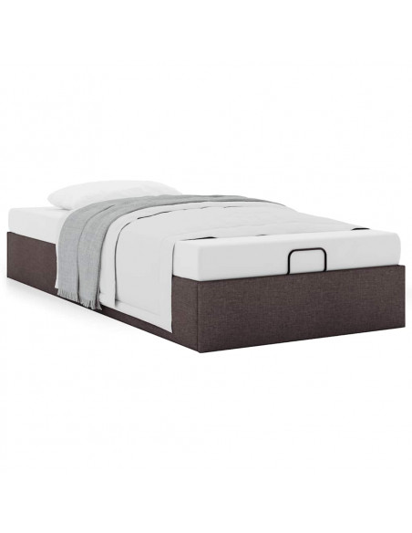 Struttura Letto Pouf senza Materasso 90x200 cm in Tessuto