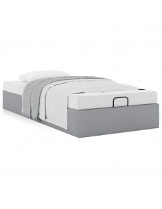 Struttura Letto Pouf senza Materasso 90x200 cm in Tessuto