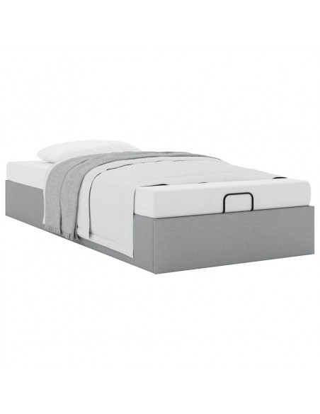Struttura Letto Pouf senza Materasso 90x200 cm in Tessuto