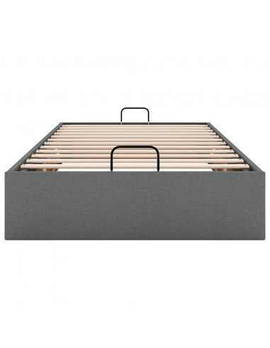 Struttura Letto Pouf senza Materasso 90x200 cm in Tessuto