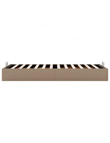 Struttura Letto Pouf senza Materasso 90x200 cm Similpelle