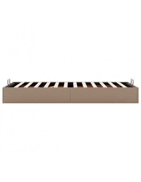 Struttura Letto Pouf senza Materasso 90x200 cm Similpelle