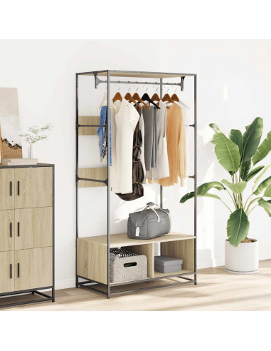 Armadio Rovere Sonoma 90x50x180 cm in Truciolato