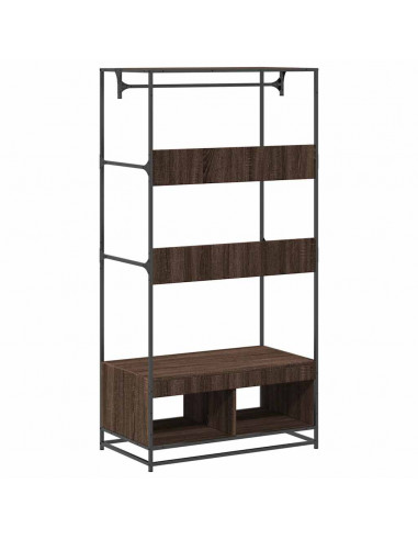 Armadio Rovere Marrone 90x50x180 cm in Truciolato