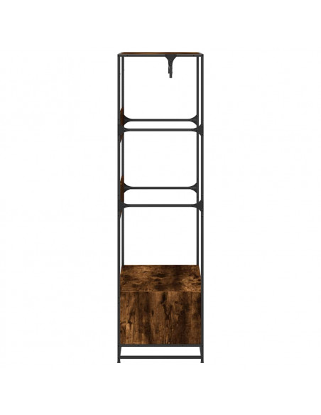 Armadio Rovere Fumo 90x50x180 cm in Truciolato