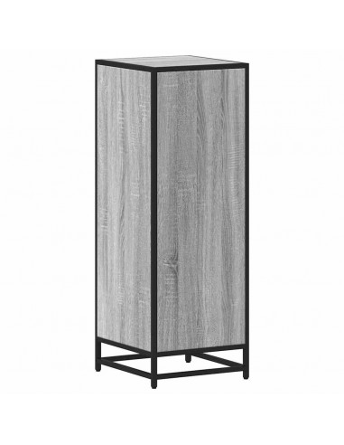 Armadietto Bagno Grigio Sonoma 35x37,5x100 cm Legno Multistrato