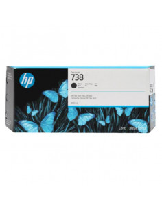 HP 738 300-ML BLACK DESIGNJET INK