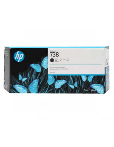 HP 738 300-ML BLACK DESIGNJET INK
