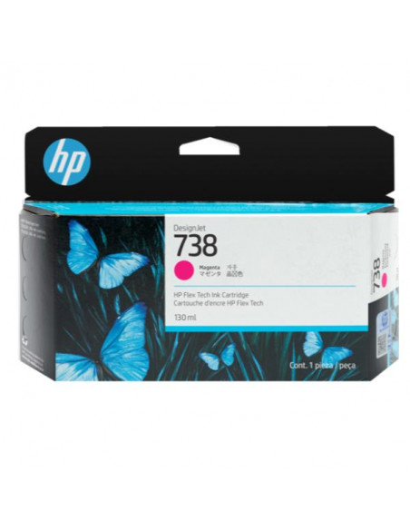 HP 738 130-ML MAGENTA DESIGNJET INK